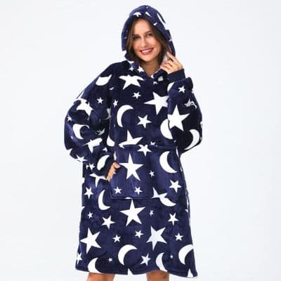 Ladies Snuggle Hoodie - Moon & Stars 🌙✨