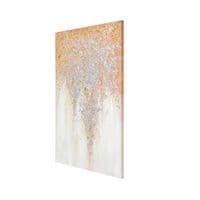 Large 80x120 Gold & Silver Glitter Wall Art