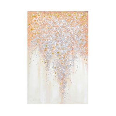 Large 80x120 Gold & Silver Glitter Wall Art