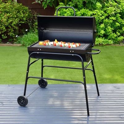 Large Family Drum BBQ With Lid