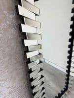 Large Luxe Zip Mirror 180cm | Home Luxe Interior