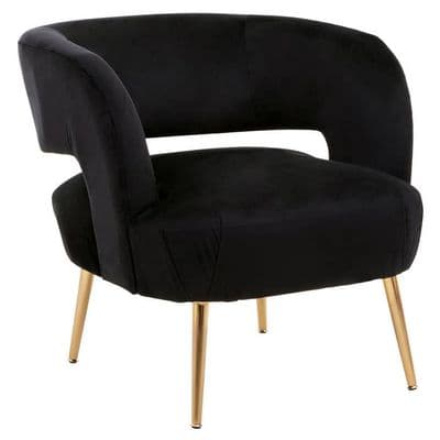 Larissa Black Chair – Home Luxe Interior