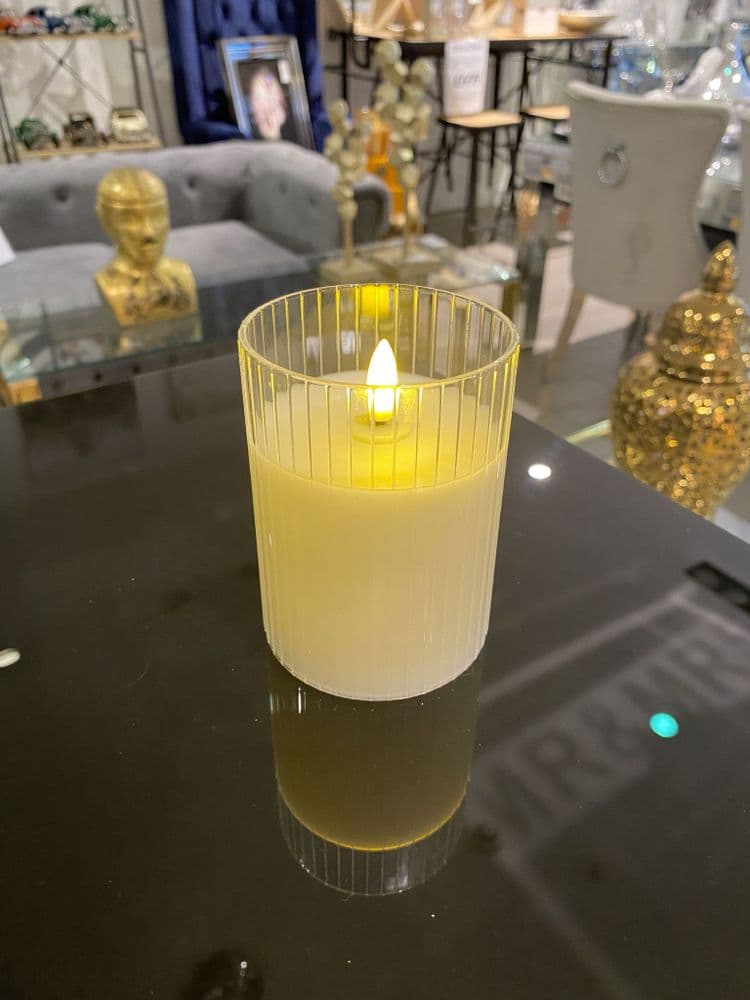 Led Flicker Candle Clear Tone Small