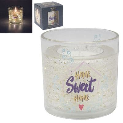 LED GEL CANDLE HOME SWEET HOME