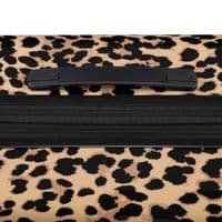 Leopard Print Hard Shell Cabin Case 55cm - Lightweight Travel Bag