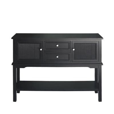 Lindon 2 Door 2 Drawer Sideboard Black