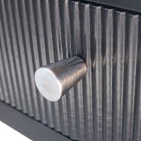 Lindon 2 Drawer Console Table Black