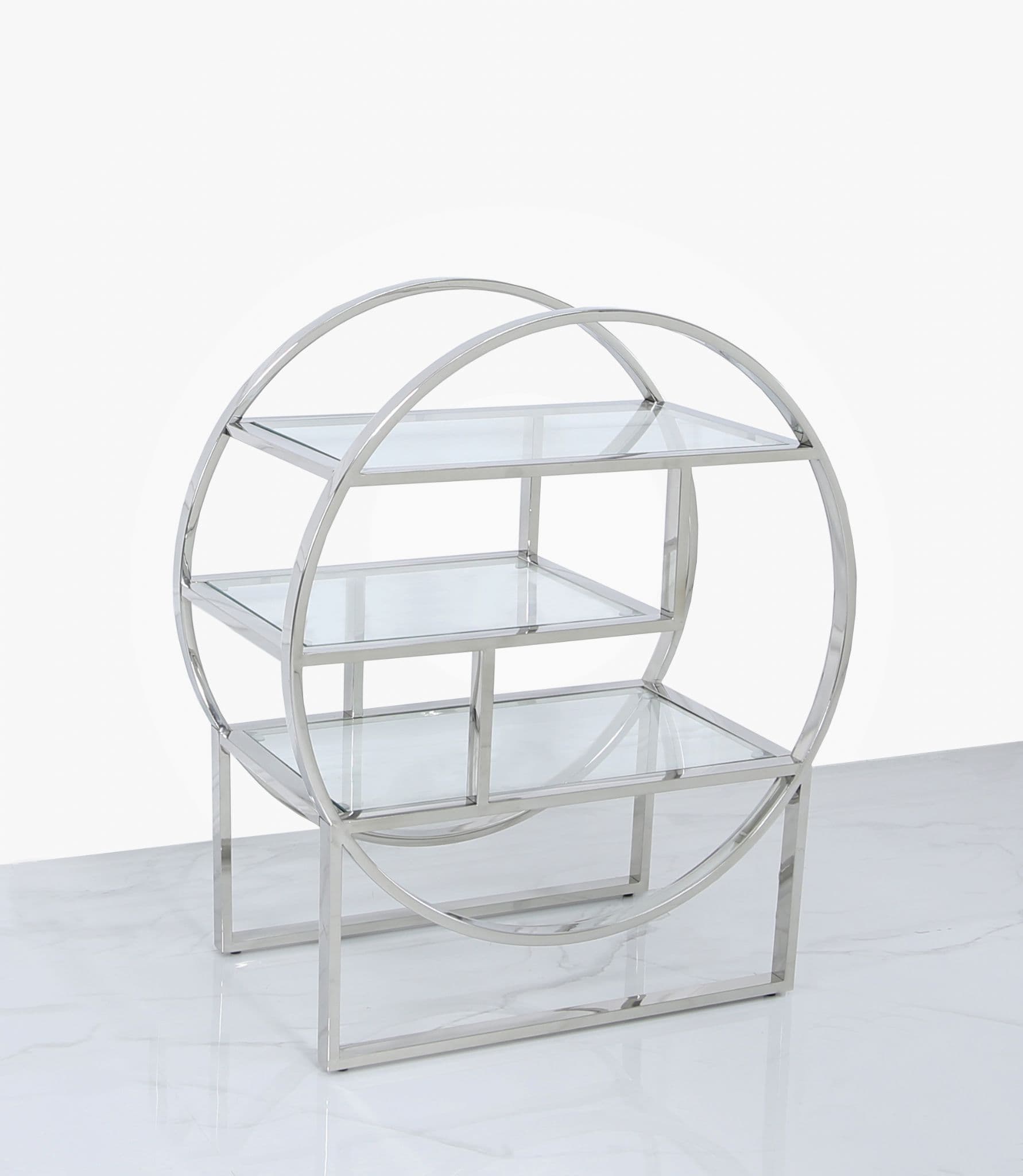Logan Steel Tier Round Shelving Unit