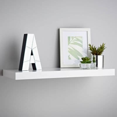 Lokken Floating Shelf 60Cm - White