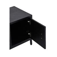 Lombok Black Frame Media Unit - Home Luxe Interior