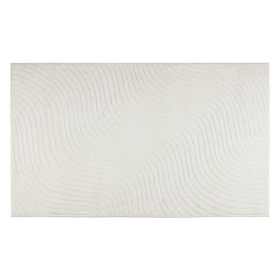 Loren Cream Area Rug 130 x 210cm - Luxury Soft Living Room Carpet