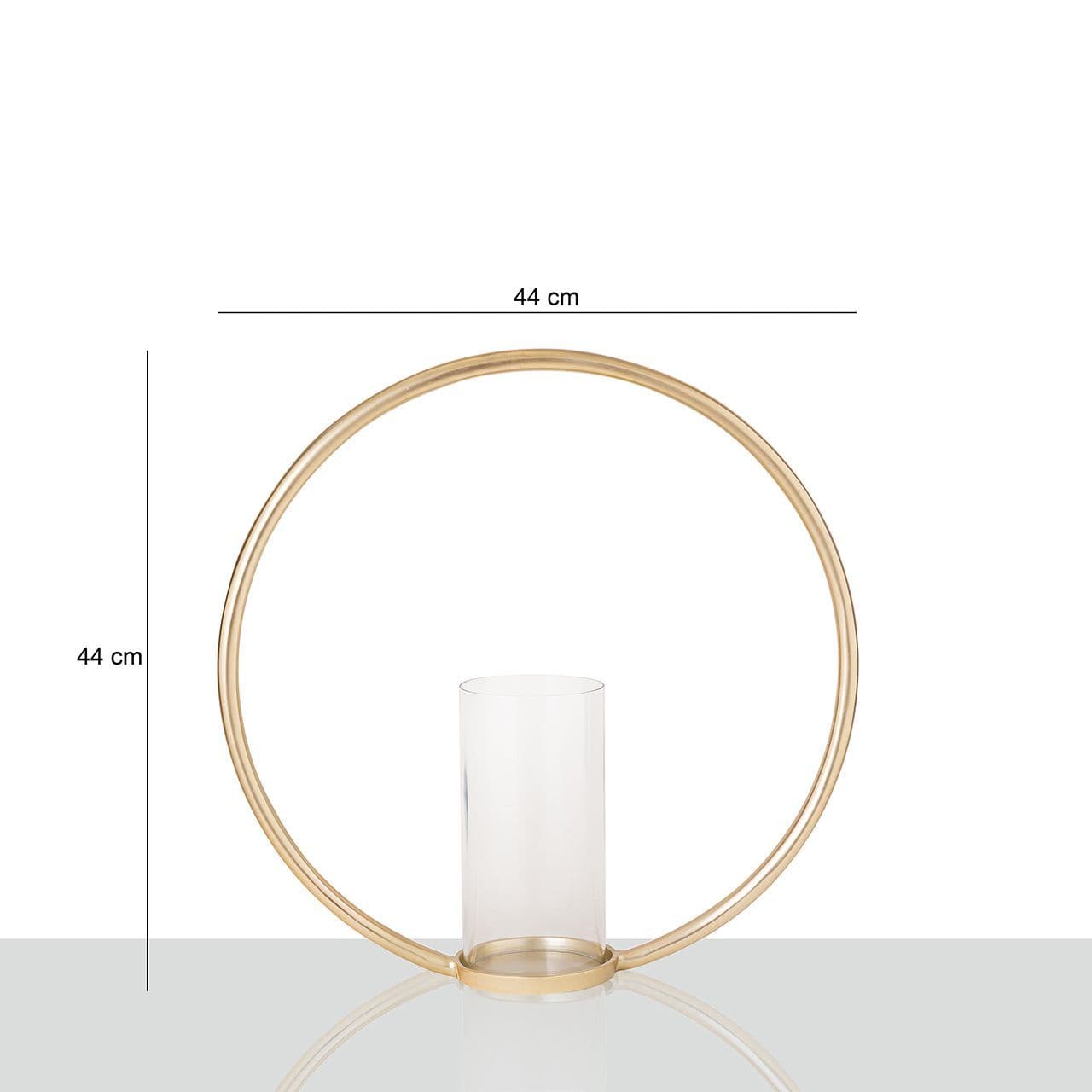 Luxe 44cm Ring Pillar Candle Holder