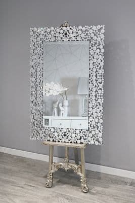Luxe Cirlces & Sqaures Mirror Rectangle 120Cm X 80Cm