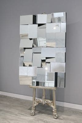 Luxe Earthquake Mirror Rectangle 120cm x 80cm