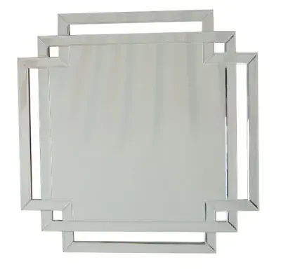 Luxe Geo Square Mirror 90Cm X 90Cm
