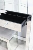 Luxe Simply Mirror Dressing Table Set With Stool