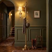Luxury Gold Stainless Steel Freestanding Coat Rack Stand | 182cm