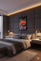 Luxury Sports Car Neon LED Wall Art - 40x60cm Street Graffiti Canvas USB