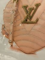 Lv Pink Heart Fashion Handbag Wall Art Mirror Frame