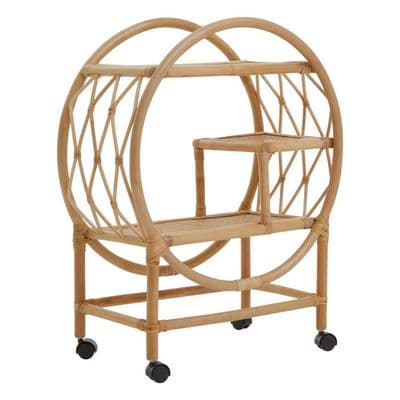 Mataram Rattan Bar Trolley – Home Luxe Interior