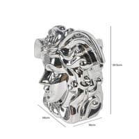 Medium Silver Medusa Sculpture