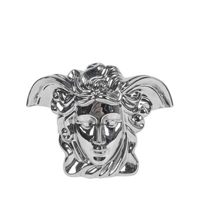 Medium Silver Medusa Sculpture