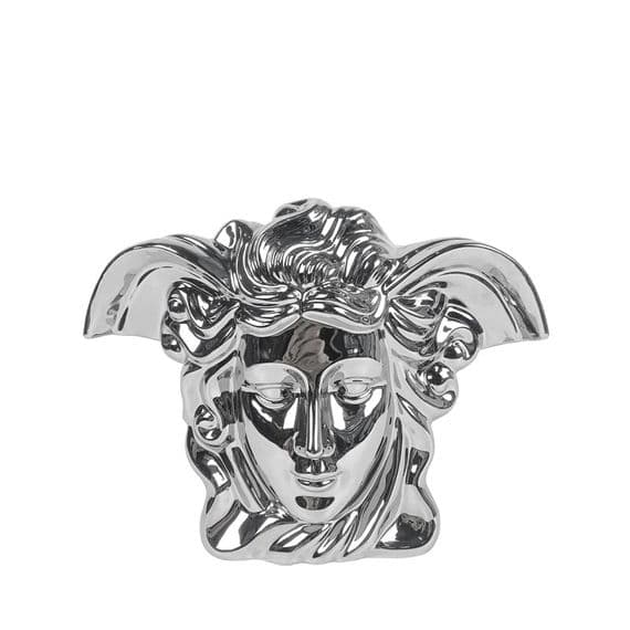 Medium Silver Medusa Sculpture