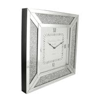 Merano Crystal Mirror Wall clock