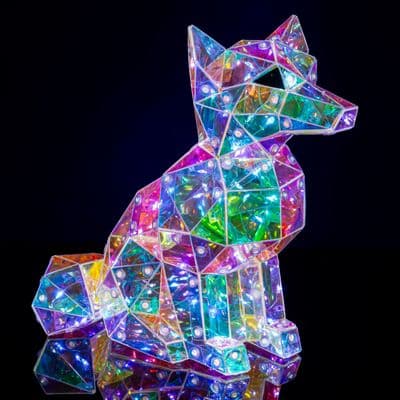 Mini Rusty The Fox Interactive LED Light  🦊✨