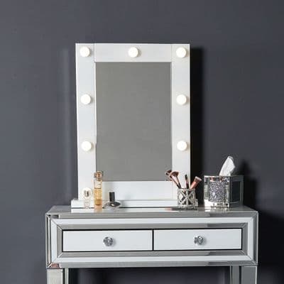 Mitcham Hollywood 9 Light Vanity Mirror White