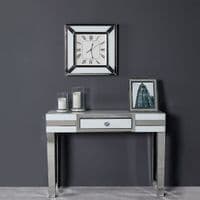 Mitcham Wall Clock 50cm White Clear