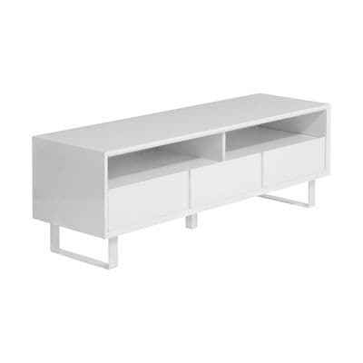 Moritz White High Gloss Media Cabinet – Home Luxe Interior