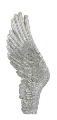 Mother Of Pearl Outstretched Left Angel Wing Wall Art