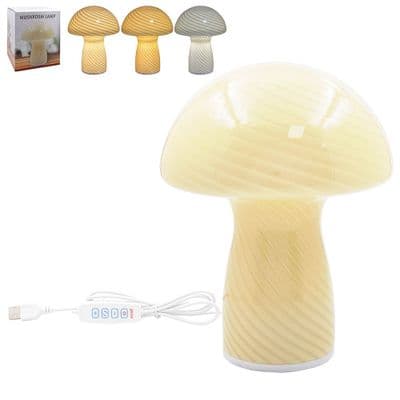 MUSHROOM TABLE LAMP CREAM