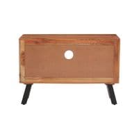 Nashik Two Drawer Acacia Media Unit - Home Luxe Interior