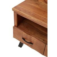 Nashik Two Drawer Acacia Media Unit - Home Luxe Interior
