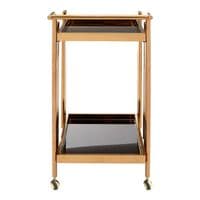 Novo 2 Tier Trolley with Rose Gold Frame – Home Luxe Interior