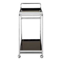 Novo 3 Tier Trolley with Silver Finish Frame – Home Luxe Interior