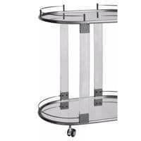 Oria Drinks Trolley in Metallic Frame – Home Luxe Interior