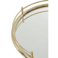Oria Drinks Trolley With Warm Gold Metallic Frame – Home Luxe Interior