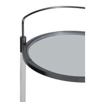 Oria Round Drinks Trolley With Acrylic Supports – Home Luxe Interior