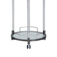 Oria Round Drinks Trolley With Acrylic Supports – Home Luxe Interior