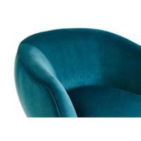 Oscar Teal Fabric Chair | Home Luxe Interior