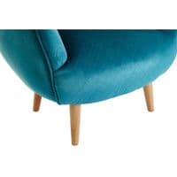 Oscar Teal Fabric Chair | Home Luxe Interior