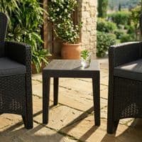 Oxford Charm Bistro Set - 3pc Garden Furniture Set with Armchairs