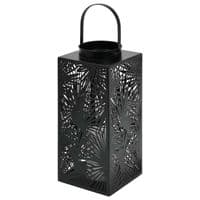 Palm House Tall Solar Metal Lantern - Warm White – Home Luxe Interior