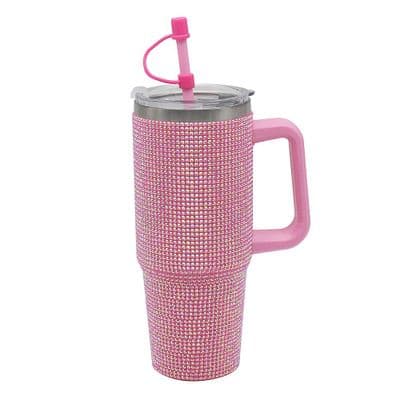 PINK DIAMANTE DRINKS CUP 900ML