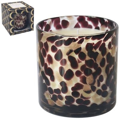 POMEGRANITE NOIR SCENTED GLASS CANDLE  🔥