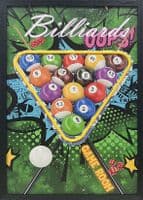 Pool Balls Triangle Neon LED Wall Art - 40x60cm Billiards Games Room Decor USB