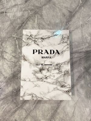 Prada Marble & Black Book Box Fashion Décor